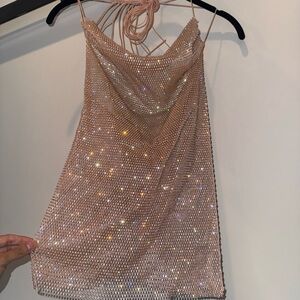 Lemon Lunar diamond mini dress